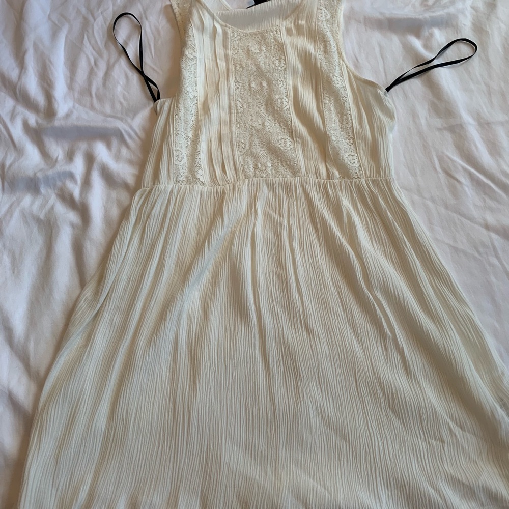 Cream Lace Dress